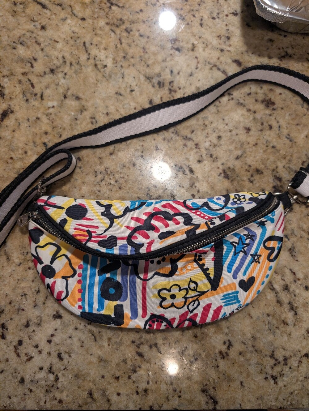 Brighton Graffiti Love Crossbody Belt Bag